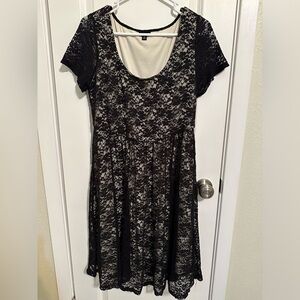 Torrid Stretch-Lace Skater Dress